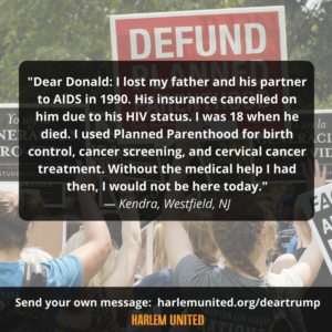 A message to Donald Trump about the importance of Planned Parenthood